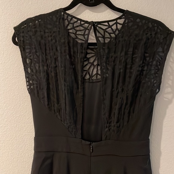 Sandro cutout back sheer top sheath dress - Picture 6 of 11